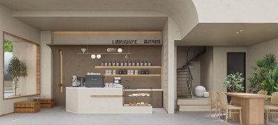 侘寂咖啡店3D模型下载